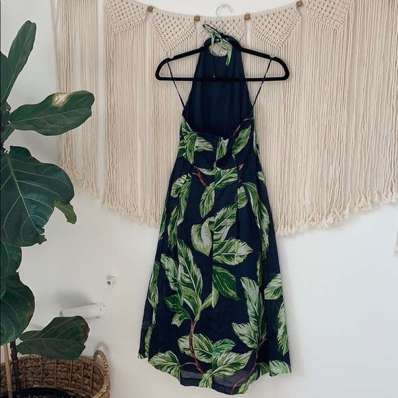 Ann Taylor | Tropical Halter Midi Dress - Picture 3 of 9